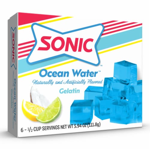 Sonic® Ocean Water Gelatin Perspective: front