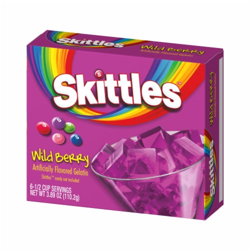 Skittles™ Wild Berry Punch Gelatin Perspective: front