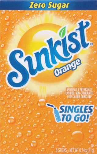 Sunkist® Soda Singles to Go Orange Drink Mix