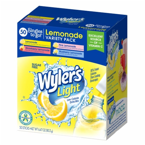 Wyler's Light Singles Drink Mix To Go Variety Pack Perspective: front