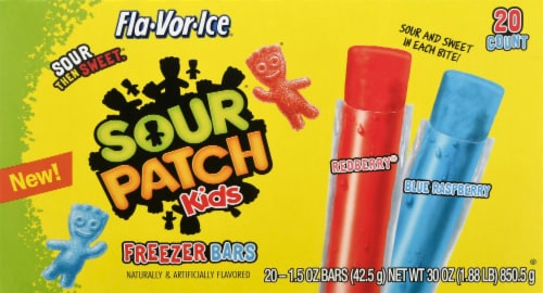 Sour Patch Kids Single Tube Freezer Bars Perspective: front