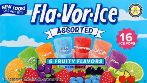 Flavor Ice Giant Ice Pops, 16 ct - Baker's