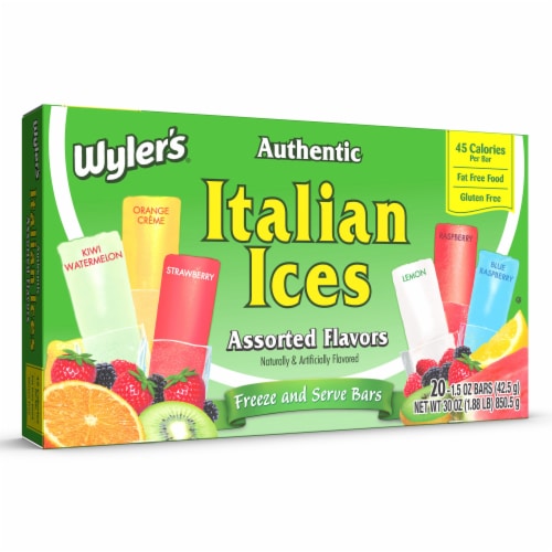 Wyler's® Authentic Italian Ice Freezer Bars Perspective: front