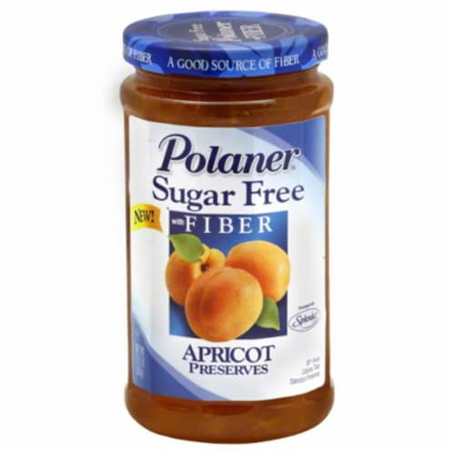 POLANER PRESERVE SF APRICOT-13.5 OZ -Pack of 12 Perspective: front