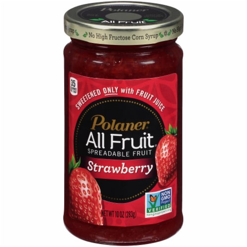 Polaner® All Fruit® Strawberry Fruit Spread Perspective: front