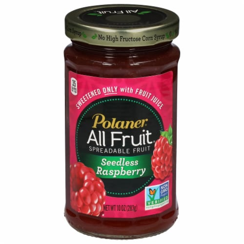 Polaner® All Fruit Seedless Raspberry Fruit Spread Perspective: front
