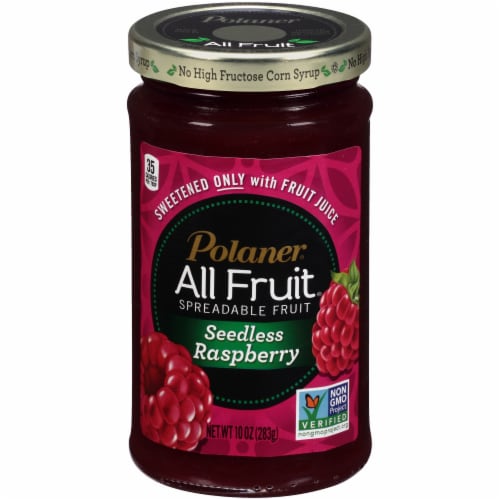 Polaner® All Fruit Seedless Raspberry Fruit Spread Perspective: front