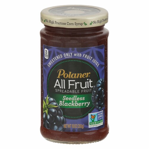 Polaner® All Fruit® Blackberry Fruit Spread Perspective: front