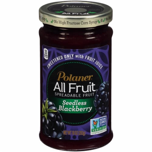 Polaner® All Fruit® Blackberry Fruit Spread Perspective: front