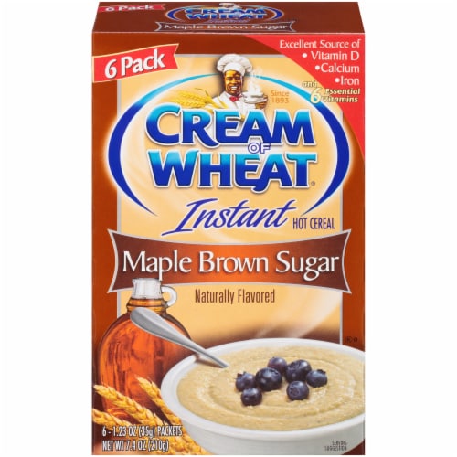 Cream of Wheat Maple Brown Sugar Instant Packets Perspective: front