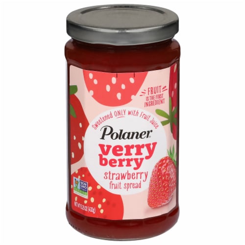 Polaner Verry Berry Strawberry Fruit Spread Perspective: front