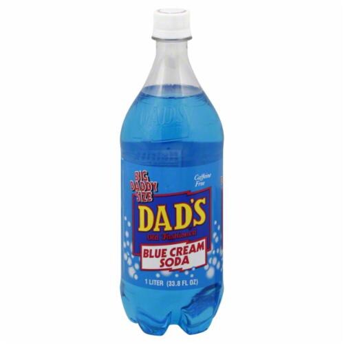 Dad's Blue Cream Soda Perspective: front