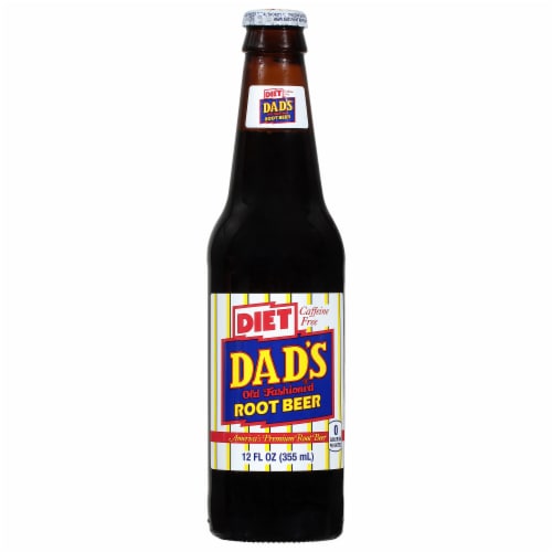 Dad's Diet Root Beer Soft Drink Perspective: front