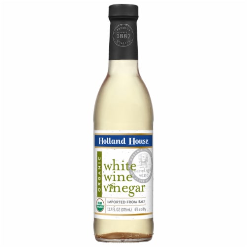 Holland House® Organic White Wine Vinegar Perspective: front