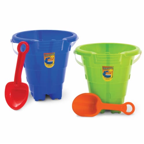 Amloid Beach Tools Castle Pail & Shovel Set - Assorted Perspective: front
