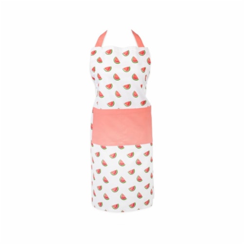 Design Imports CAMZ11101 Watermelon Print Chef Apron Perspective: front