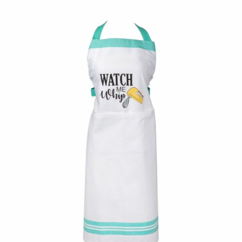 Design Imports Watch Me Whip Print Apron Perspective: front