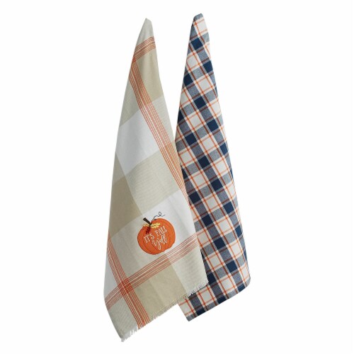 Design Imports CAMZ11352 Its Fall Y All Dishtowel - Set of 2 Perspective: front