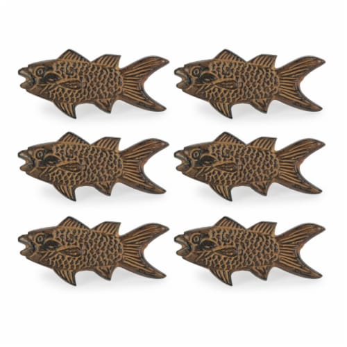 Design Imports CAMZ11625 Fish Napkin Ring Set of 6 1 Smith s Food and Drug