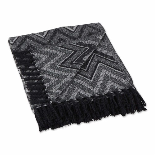 Black and white chevron throw blanket outlet