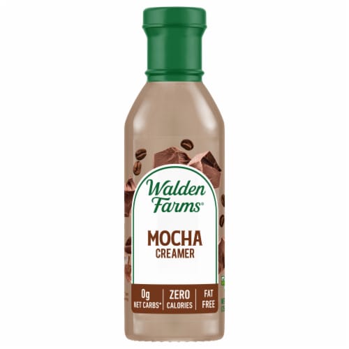 Walden Farms Mocha Calorie Free Coffee Creamer Perspective: front