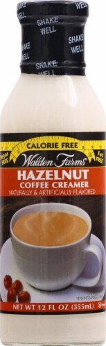 Walden Farms Hazelnut Calorie Free Coffee Creamer Perspective: front