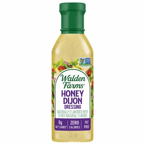 Walden Farms Honey Dijon Salad Dressing Perspective: front