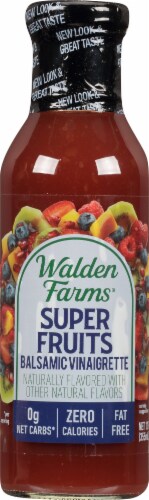 Walden Farms Calorie Free Super Fruits Balsamic Vinaigrette Dressing Perspective: front
