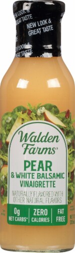 Walden Farms Calorie Free Pear & White Balsamic Vinaigrette Perspective: front