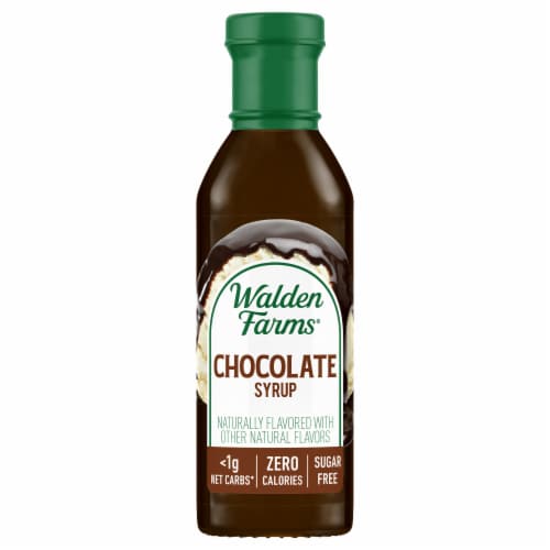 Walden Farms Calorie Free Chocolate Syrup Perspective: front