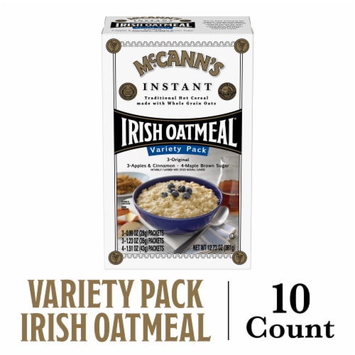 McCann's Instant Irish Oatmeal Variety Pack Perspective: front