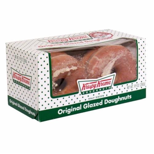 Krispy Kreme Original Glazed Doughnuts Perspective: front