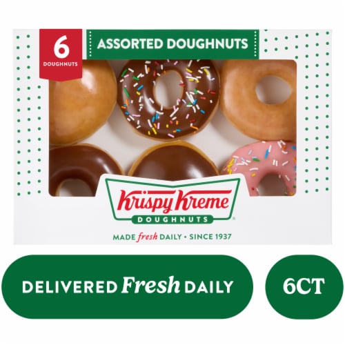 Krispy Kreme® Classic Assorted Doughnuts Perspective: front