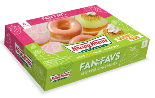 Krispy Kreme Fan Favs Assorted Doughnuts Perspective: front