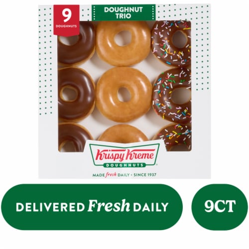 Krispy Kreme® Doughnut Trio Perspective: front