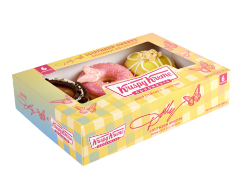 Krispy Kreme Dolly Southern Sweets Assorted Doughnut Collection Perspective: front