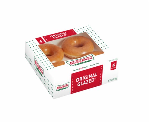 Krispy Kreme Doughnuts Original Glazed Perspective: front