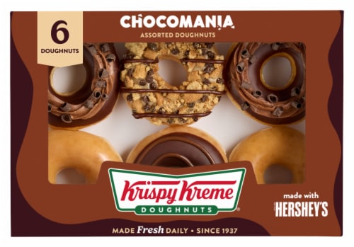 Krispy Kreme Chocomania Doughnuts Collection Perspective: front