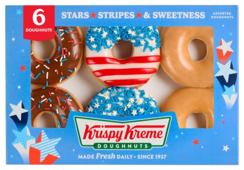 July 4th Assorted Doughnuts Collection Perspective: front
