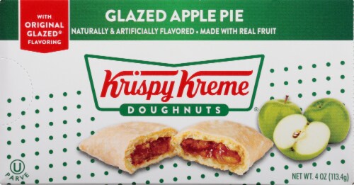 Krispy Kreme Glazed Apple Pie Perspective: front