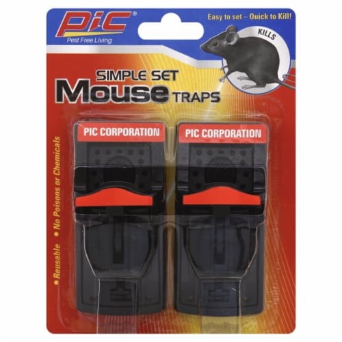 PIC Simple Set Mouse Trap (12-Pack) PMT-2-H - The Home Depot