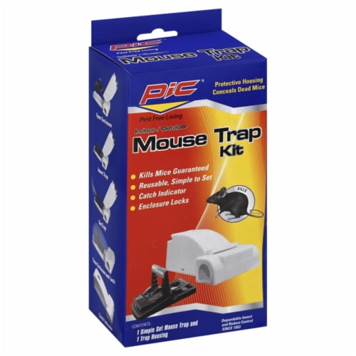 PIC Plastic Mouse Trap Reusable Simple Set - Office Depot