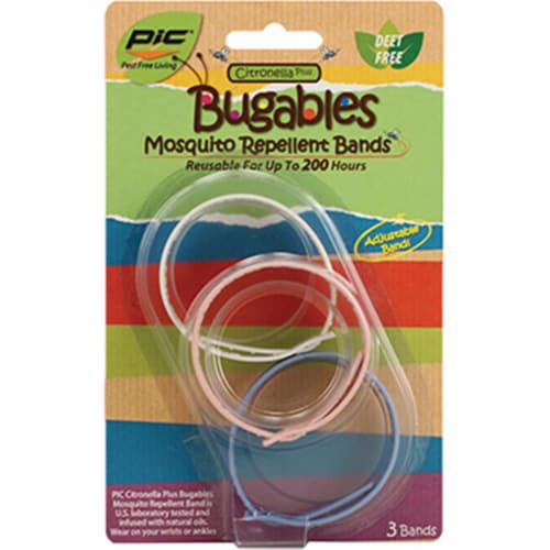 Bugables® Mosquito Repellent Citronella Wristband Perspective: front