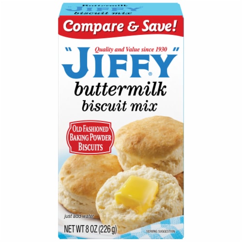 Jiffy Buttermilk Biscuit Mix Perspective: front