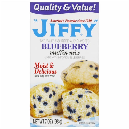 Jiffy® Blueberry Muffin Mix Perspective: front