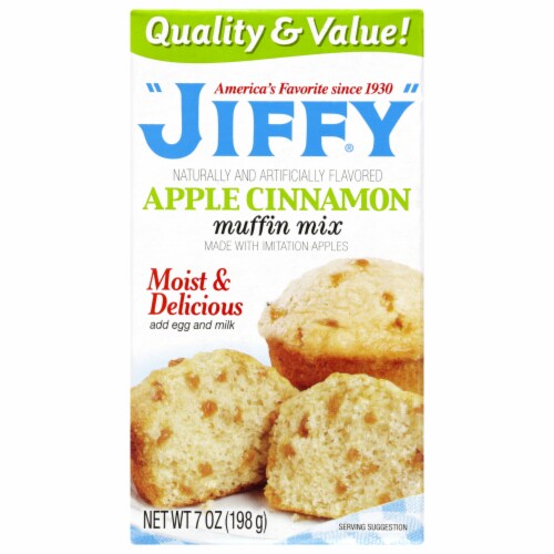 Jiffy® Apple Cinnamon Muffin Mix Perspective: front