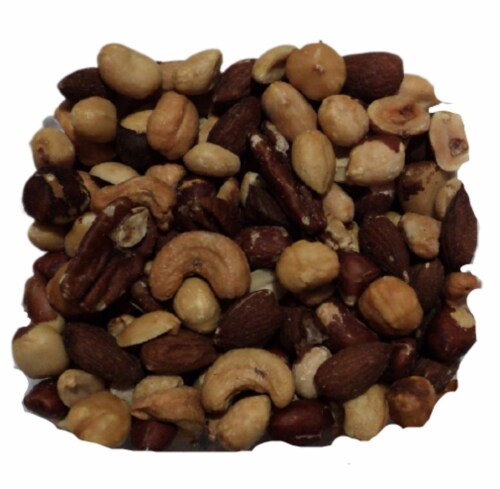 Torn & Glasser Unsalted and Roasted 50% Peanut Mixed Nuts Perspective: front