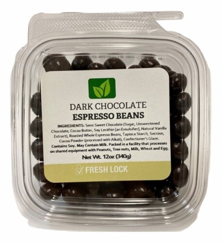 Torn & Glasser Dark Chocolate Espresso Beans, 12 oz