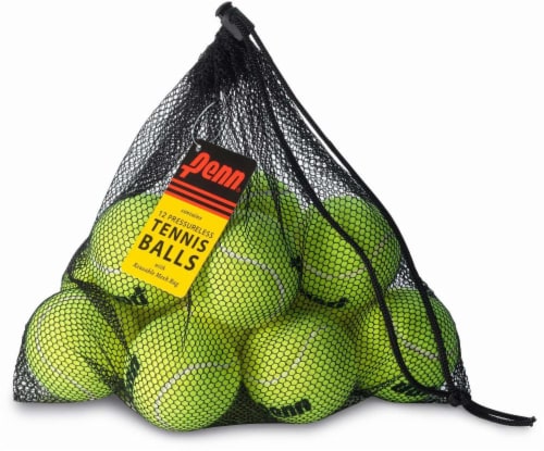 Penn Pressureless Tennis Balls & Mesh Bags - Yellow, 12 pk - Dillons ...