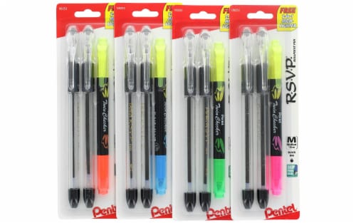 BALLPOINT PEN_MED POINT-BLACK Perspective: front